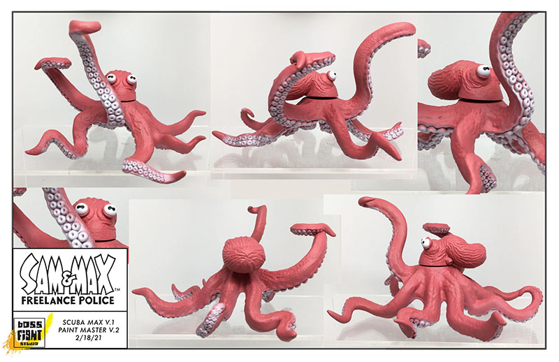 Boss Fight Studio Sam and Max Scuba Max and Ratzo Ginormous Deluxe Set of 2 Figures
